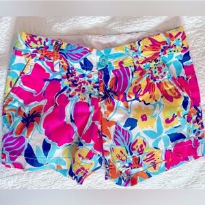 LILLY PULITZER SIZE 0 Floral Women's Shorts